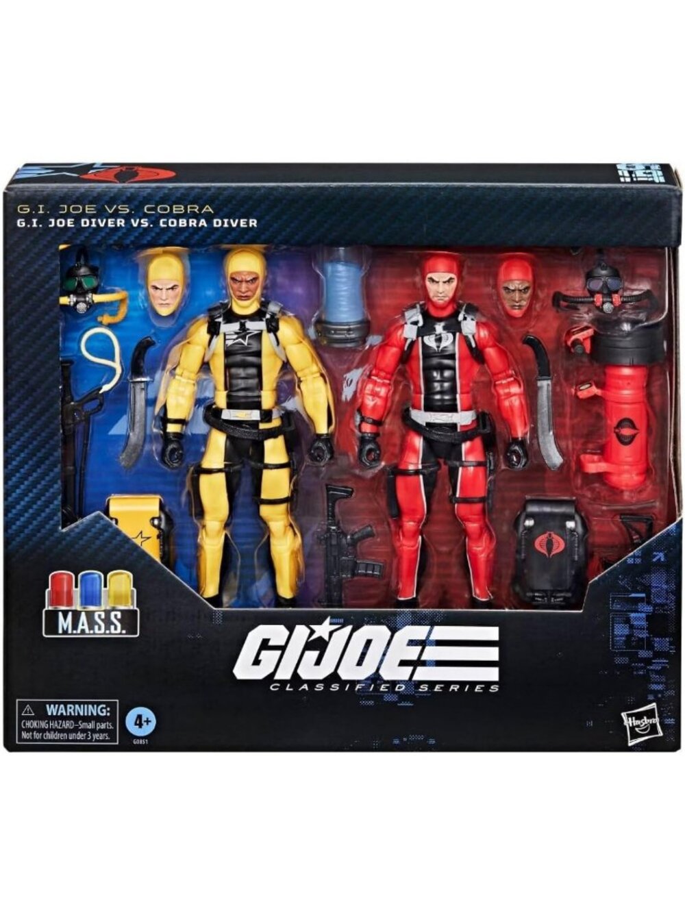 Action Figure Set: Diver vs. Cobra, Classified Series #169, Collectible Toy